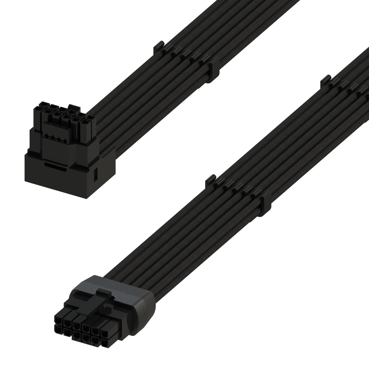 600W PCIE 5.0 16Pin(12+4)大電流電源線 尼龍編網